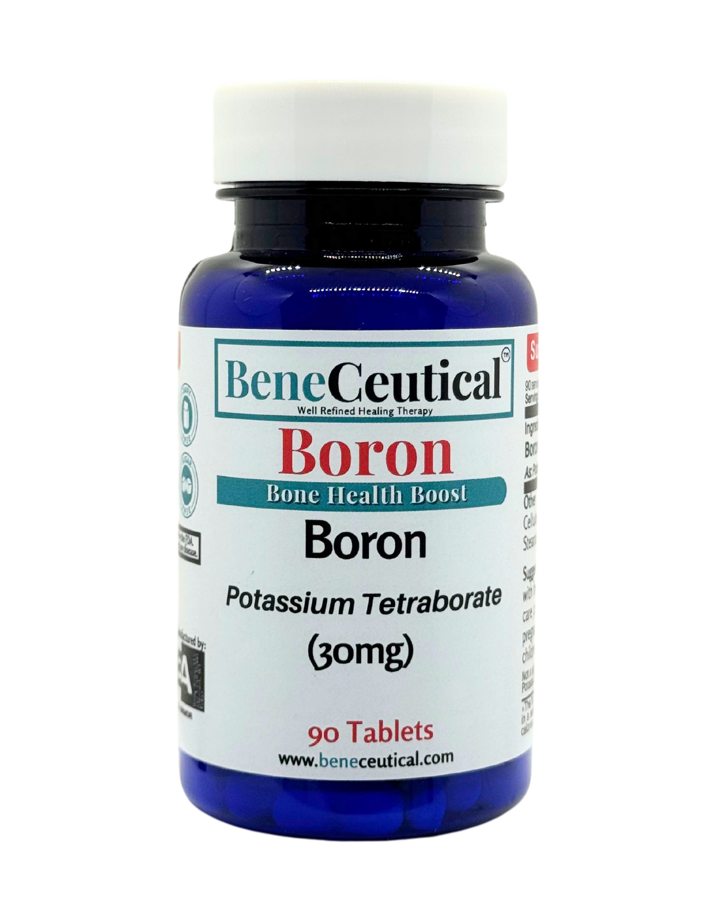 Boron Bone Health Boost Healthy Bones Osteoporosis Inflammation Flexibility Aging Joints Skeletal System Support Dietary Supplement