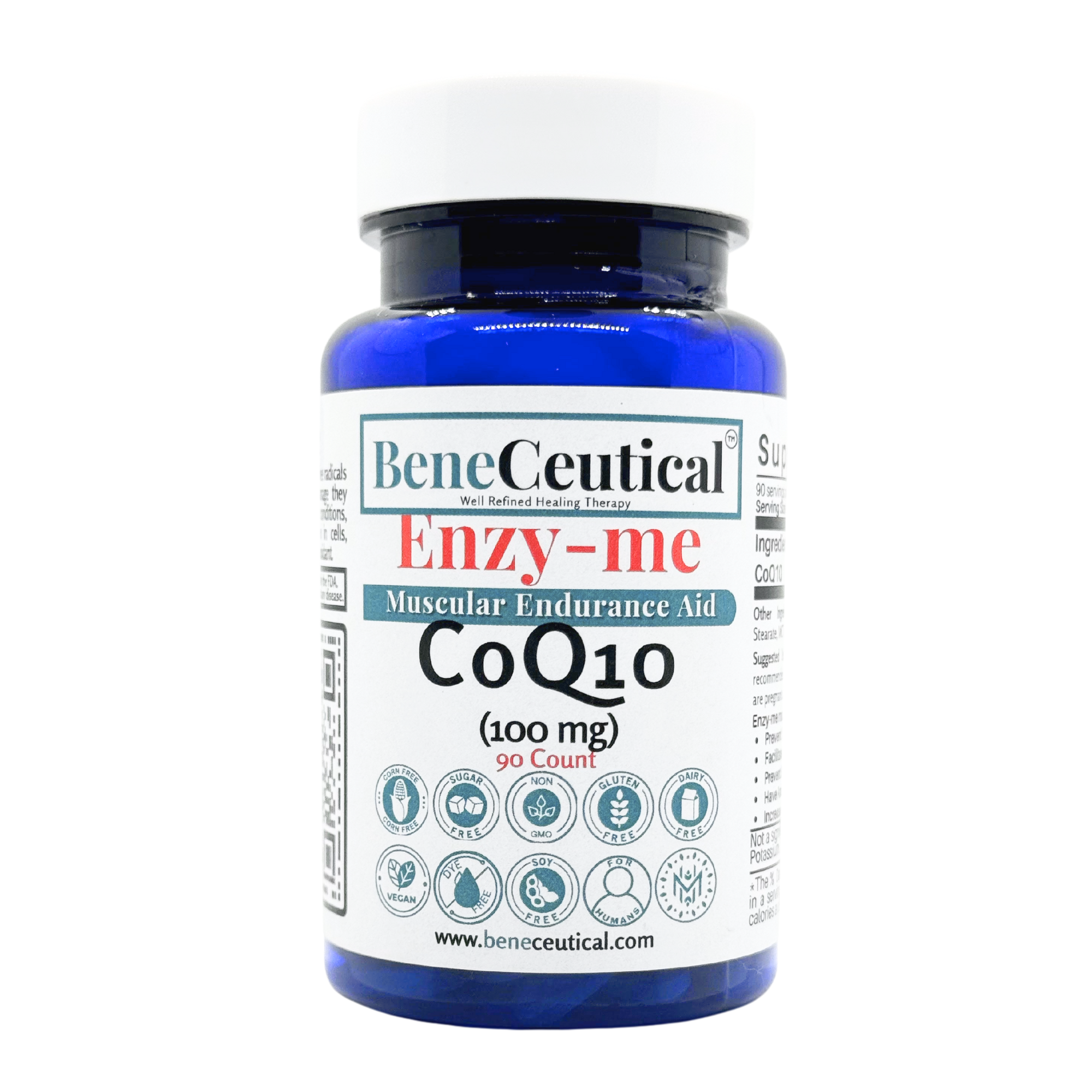 Enzyme Muscular Endurance Aid CoQ10 100mg 90ct Beneceutical