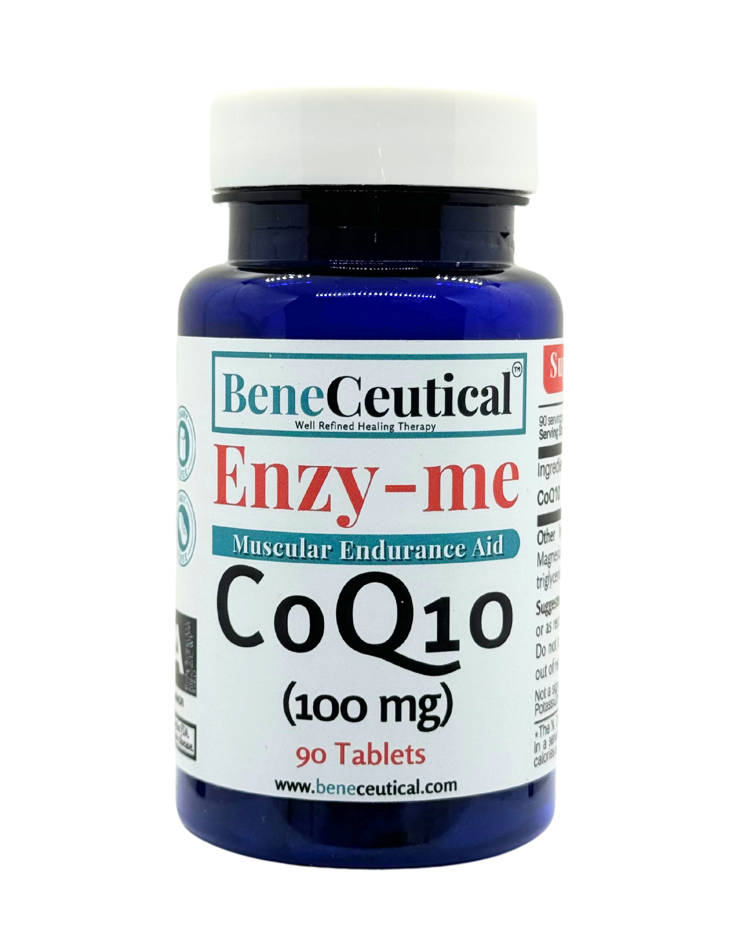 Enzy-Me Muscular Endurance Aid Muscle Fatigue & Recovery Time Heart Health & Circulation Support Dietary Supplement