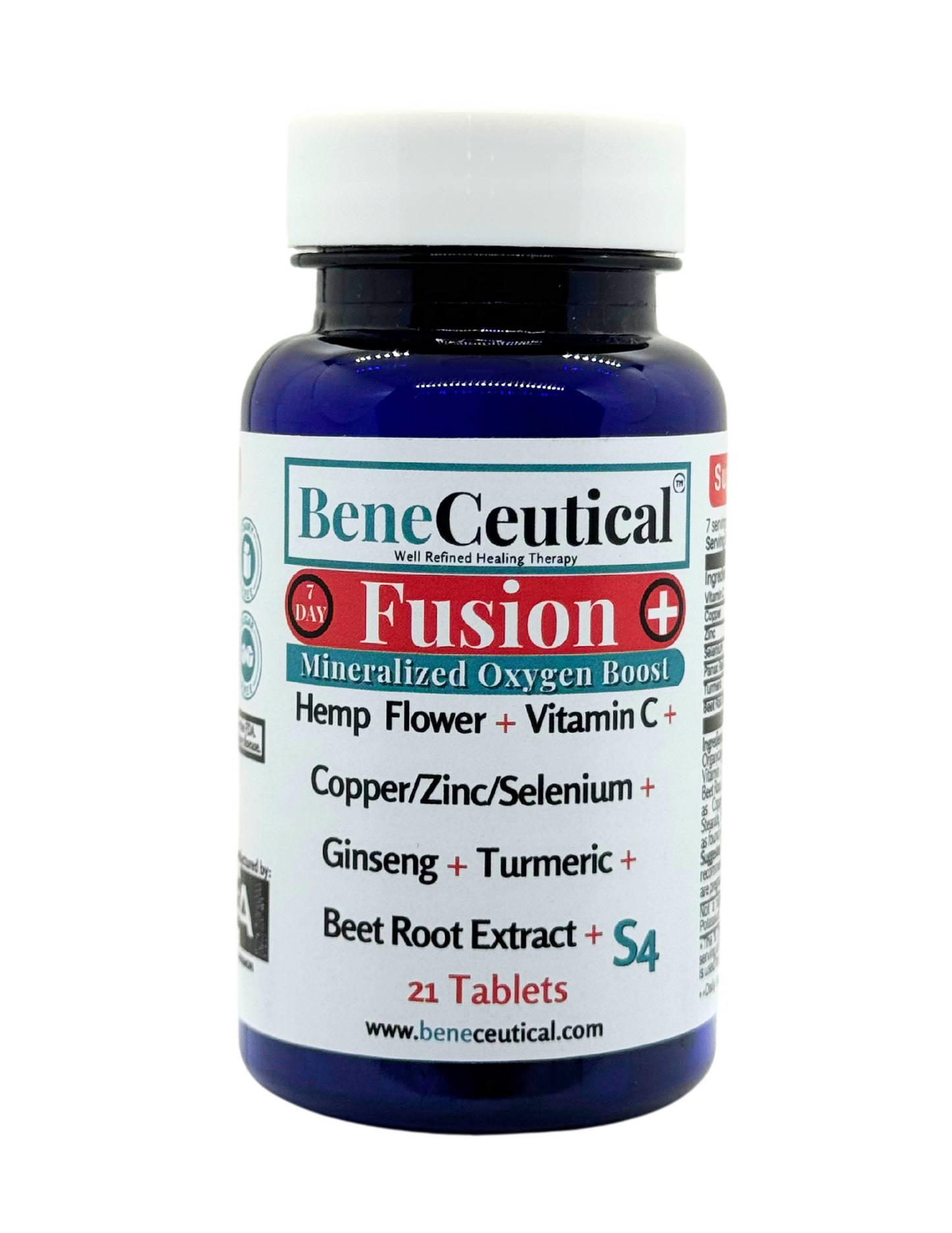 Fusion + Mineralized Oxygen Boost 7-Day Defense Against Cold, Flu, and Allergies Energy Immune Cellular Support Dietary Supplement