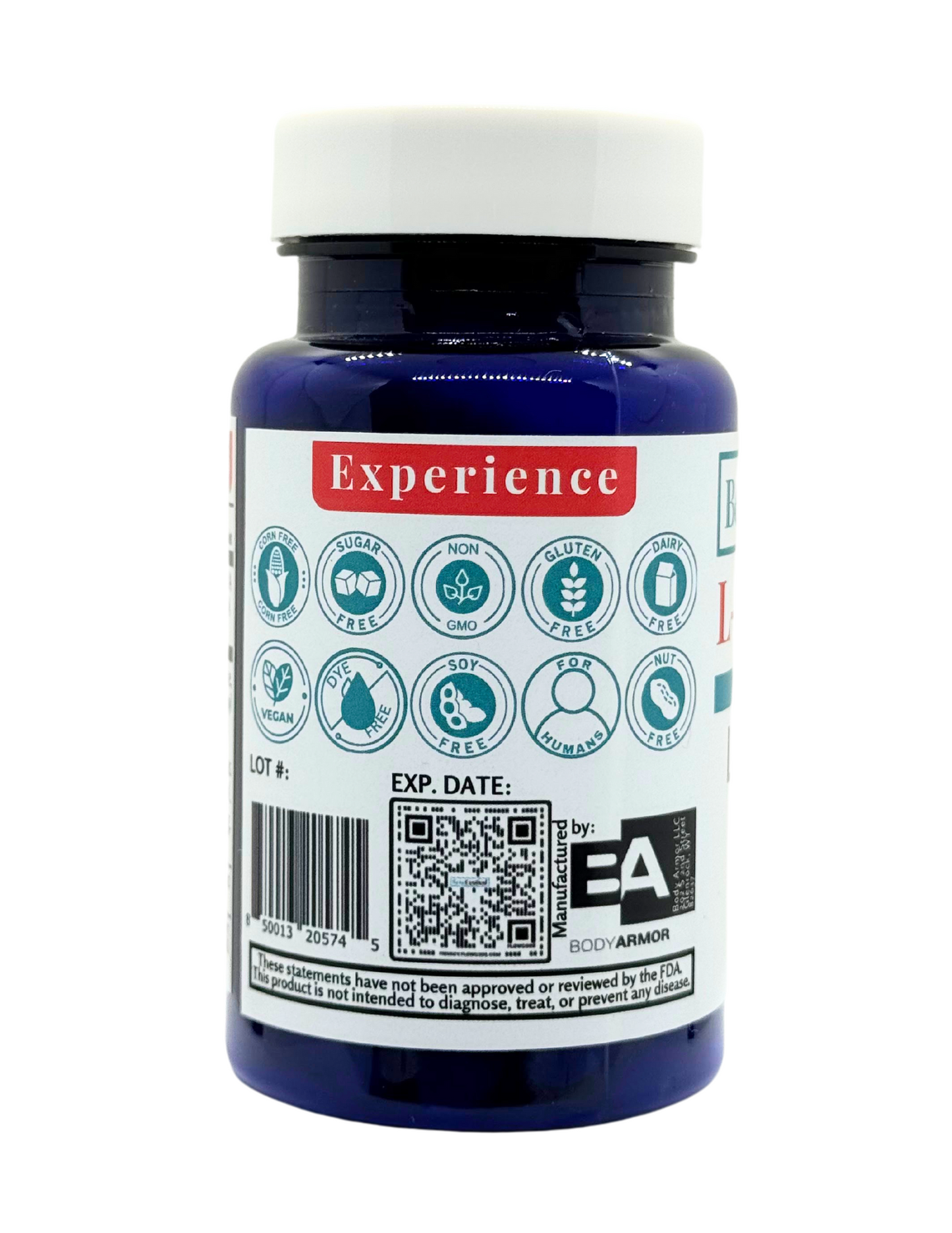 L-Theanine Natural Calm Sleep Relaxation Non-Drowsy Focus Cognition Support Dietary Supplement