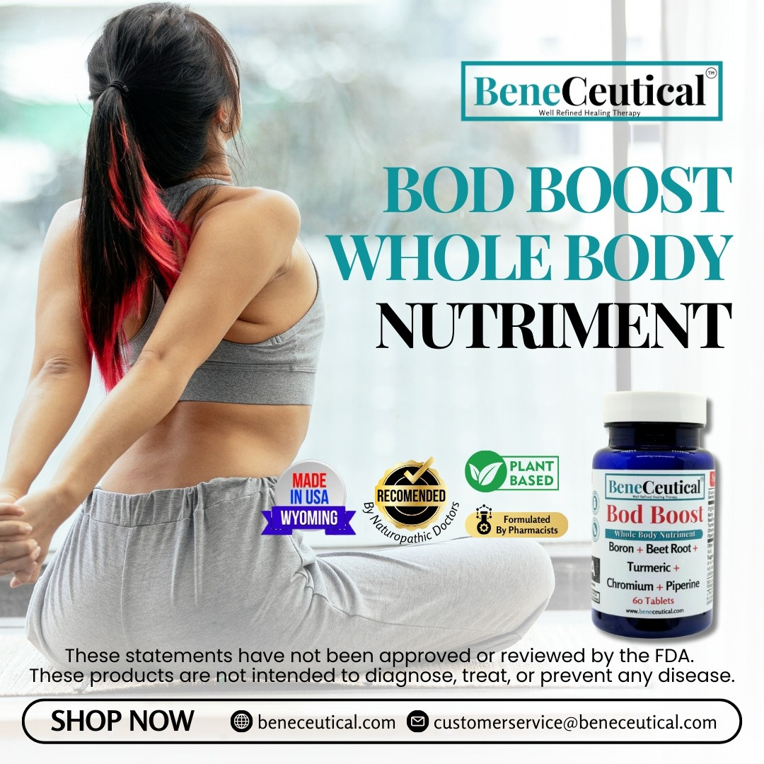 Bod Boost Whole Body Nutriment Energy Fatigue Joint Muscle Circulation Blood Oxygen Immune Inflammation Vitality Support Dietary Supplement