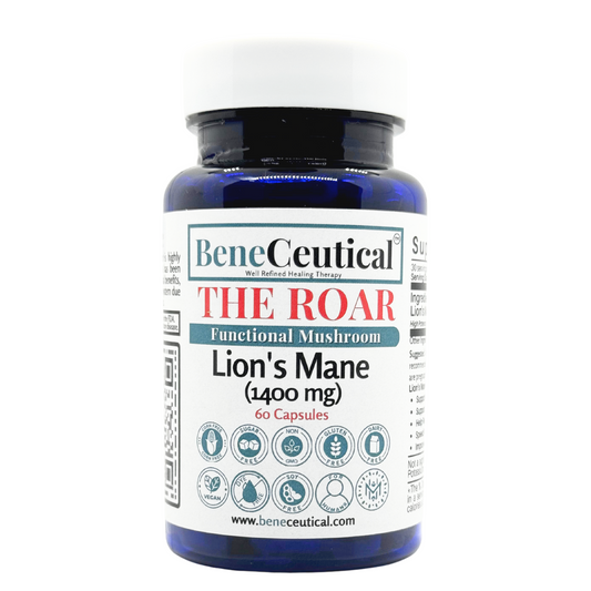 THE ROAR : Lion's Mane Functional Mushroom Capsules 60ct