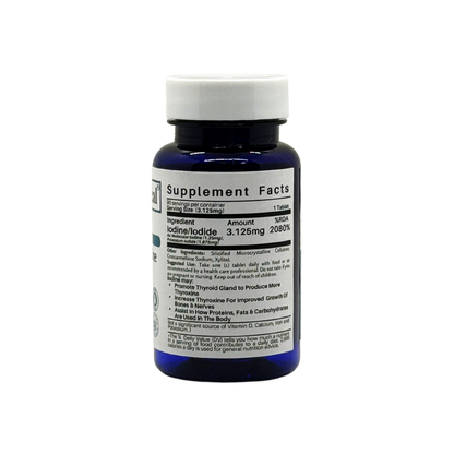 Chewable Iodine : Thyroid Boost 3.125mg 90ct