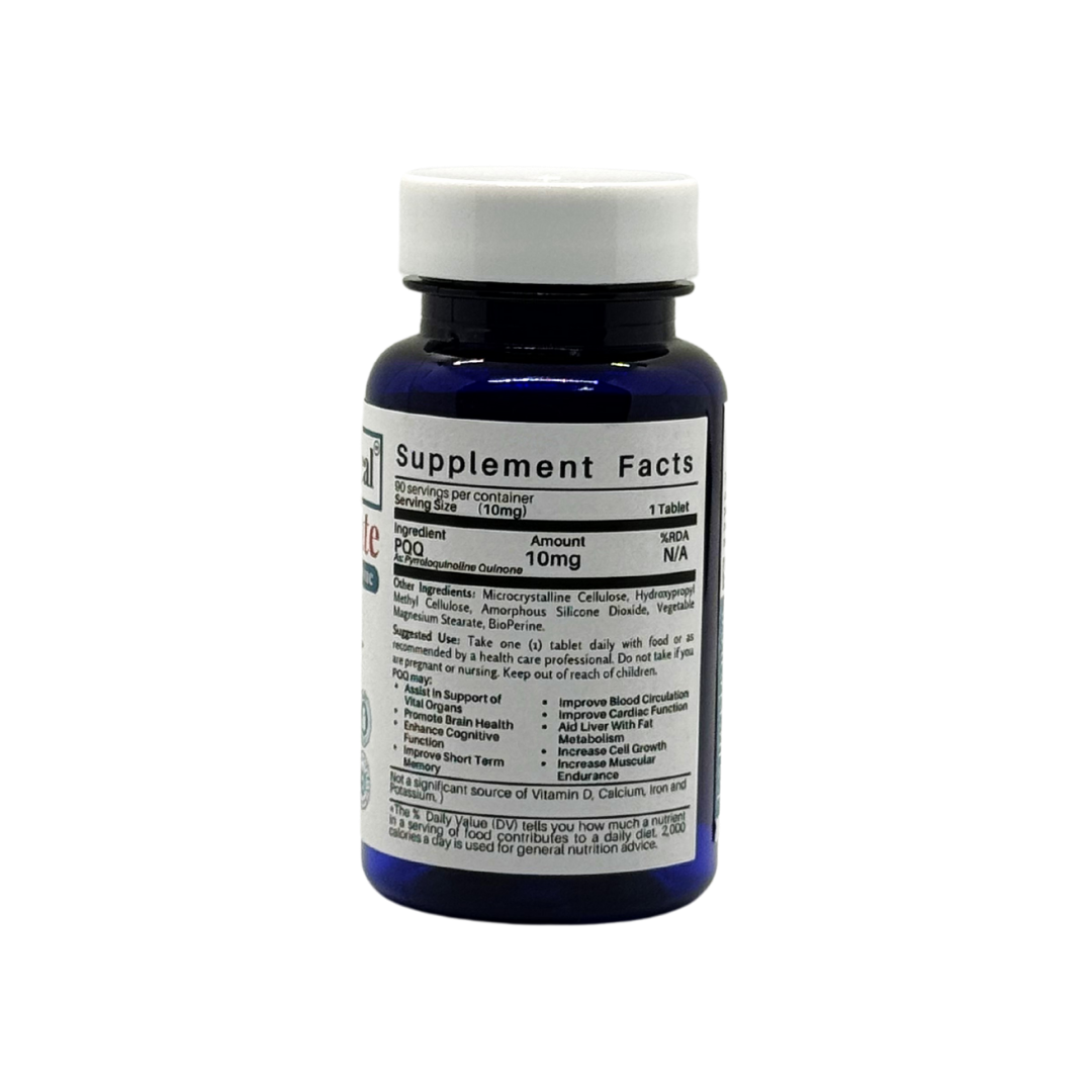 xCELLurate : Pyrroloquinoline Quinone (PQQ) 10mg 90ct